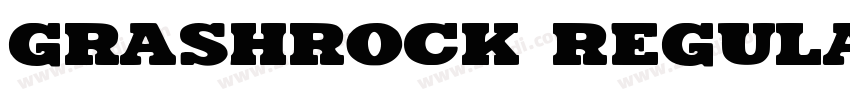 Grashrock Regular字体转换